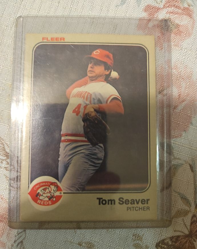 1983 Fleer #601 Tom Seaver — front