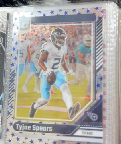 2024 Donruss Optic #191 Tyjae Spears — front