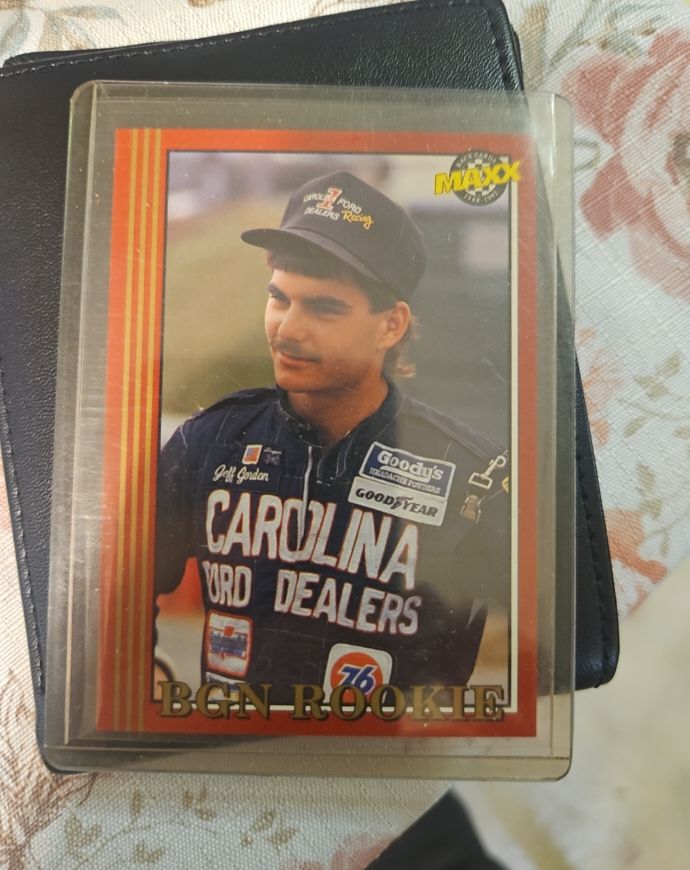1992 Maxx #50 Jeff Gordon BGN Rookie — front