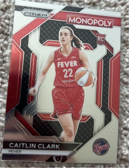2024 Panini Prizm Monopoly #WNBA27 Caitlin Clark — front