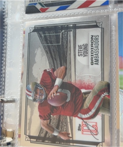 2024 Topps Signature Class #GA-20 Steve Young Gridiron Ambassadors — front