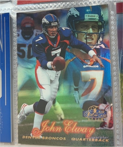 1998 Fleer Flair Showcase #7 John Elway — front