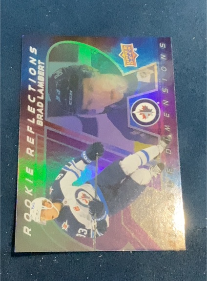 2024-25 Upper Deck Rookie Reflections #RR-3 Brad Lambert — front