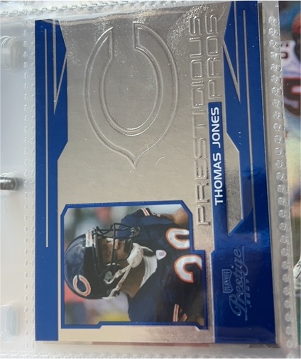 2007 Playoff Prestige Prestigious Pros Blue #PP-22 Thomas Jones — front