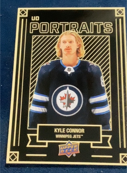 2022-23 Upper Deck UD Portraits #P-24 Kyle Connor — front