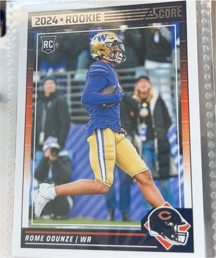 2024 Panini Score #309 Rome Odunze — front