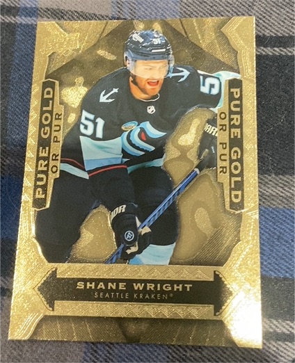 2024-25 Upper Deck Tim Hortons Pure Gold #PG-18 Shane Wright — front