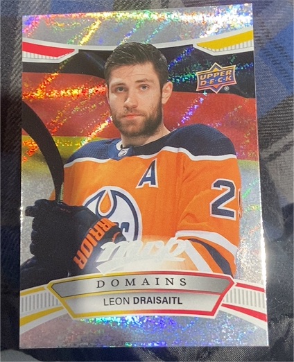 2022-23 Upper Deck MVP Domains #NA-30 Leon Draisaitl — front