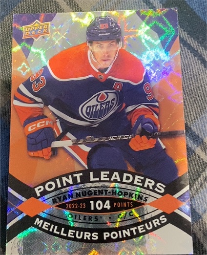 2023-24 Upper Deck Tim Hortons Point Leaders #PL-3 Ryan Nugent-Hopkins — front
