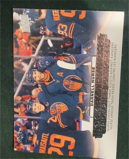 2022-23 Upper Deck Tim Hortons Hockey Triumphs #HT-10 Darnell Nurse — front