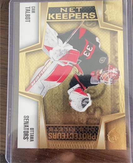 2023-24 Upper Deck Tim Hortons Net Keepers #NK-8 Cam Talbot — front
