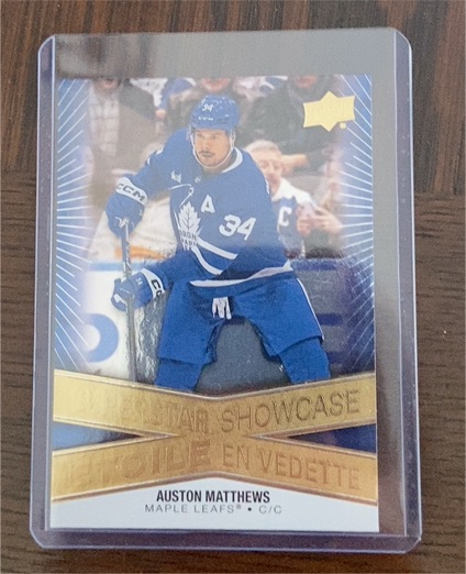 2023-24 Upper Deck Tim Hortons Superstar Showcase #SS-2 Auston Matthews — front