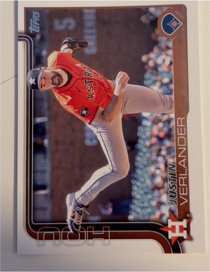2025 Topps #118 Justin Verlander — front