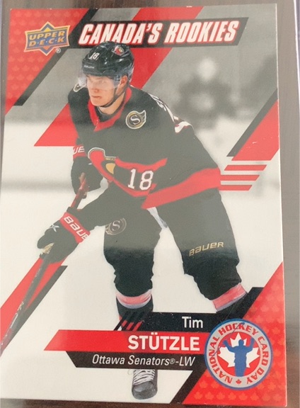 2021 Upper Deck National Hockey Card Day Canada #CAN-1 Tim Stutzle — front