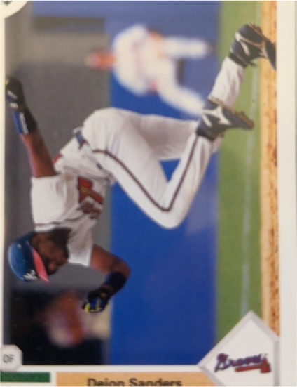 1991 Upper Deck #743 Deion Sanders Atlanta Braves — front