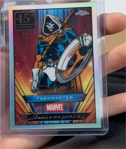 2025 Topps Chrome Marvel Anniversaries #MA-16 Taskmaster — front
