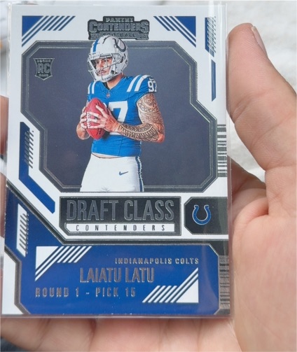 2024 Panini Contenders Draft Class #24 Laiatu Latu — front
