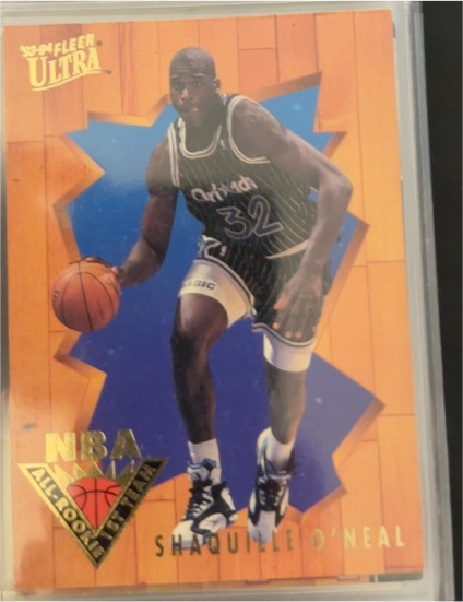 1993-94 Fleer Ultra #5 Shaquille O'Neal All-Rookie Team — front