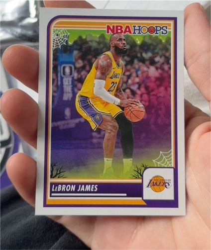 2023-24 Panini Haunted Hoops #149 LeBron James — front