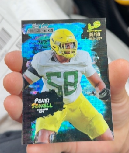 2021 Wild Card Alumination Light Show #LS-86 Penei Sewell — front