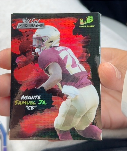 2021 Wild Card Alumination Light Show #LS-39 Asante Samuel Jr. — front