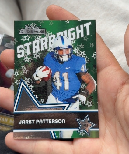 2021 Wild Card Alumination #SB-49 Jaret Patterson Starbright — front