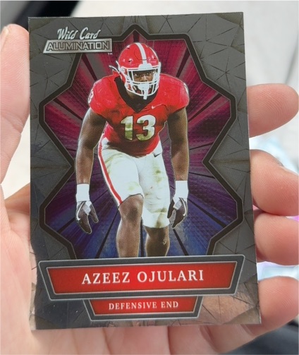 2021 Wild Card Alumination #ABC-43 Azeez Ojulari — front