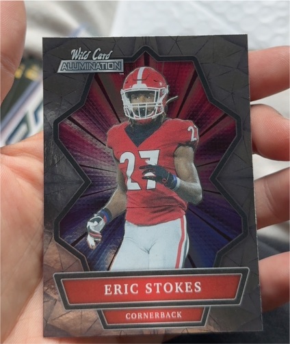 2021 Wild Card Alumination #ABC-18 Eric Stokes — front