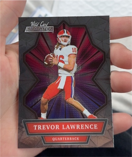2021 Wild Card Alumination #ABC-1 Trevor Lawrence — front