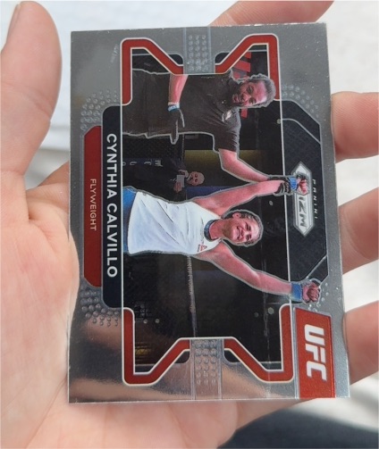 2022 Panini Prizm UFC #59 Cynthia Calvillo — front