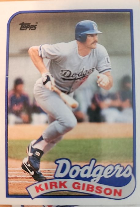 1989 Topps #340 Kirk Gibson — front