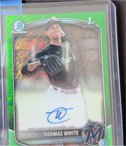 2025 Bowman Chrome #BCP-69 Thomas White — front