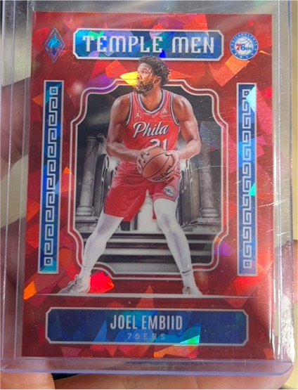 2023-24 Panini Phoenix Temple Men #14 Joel Embiid — front