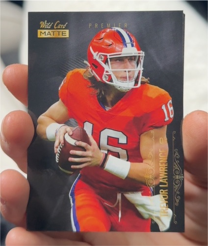 2021 Wild Card Matte Premier #MBC-1 Trevor Lawrence — front