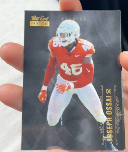 2021 Wild Card Matte Premier #MBC-50 Joseph Ossai — front