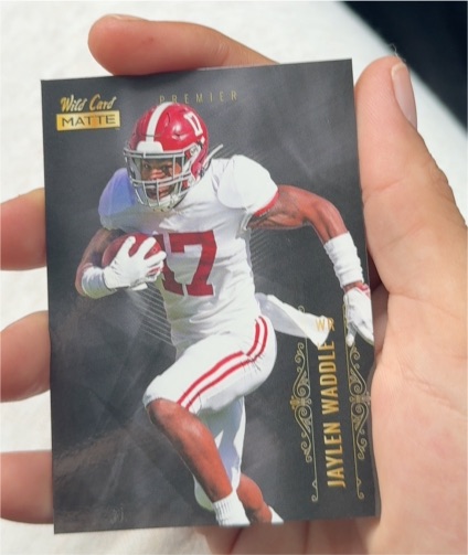 2021 Wild Card Matte Premier #MBC-12 Jaylen Waddle — front