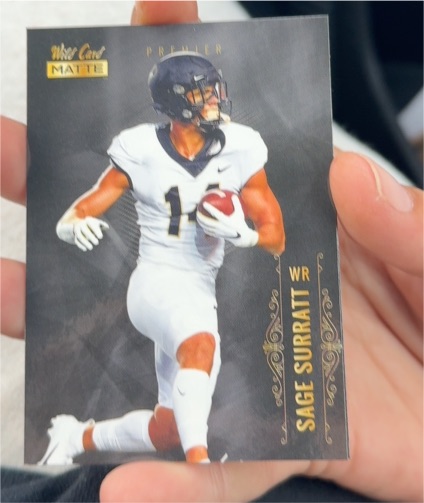 2021 Wild Card Matte Premier #MBC-69 Sage Surratt — front