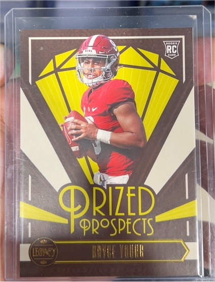 2023 Panini Legacy #PP-3 Bryce Young Prized Prospects — front