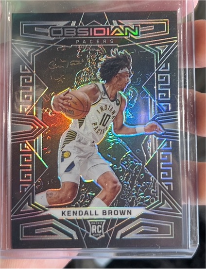 2022-23 Panini Obsidian #172 Kendall Brown — front