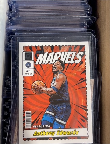 2023-24 Panini Donruss #10 Net Marvels Anthony Edwards — front