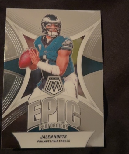 2024 Panini Mosaic Epic Performers #EP-JH Jalen Hurts — front