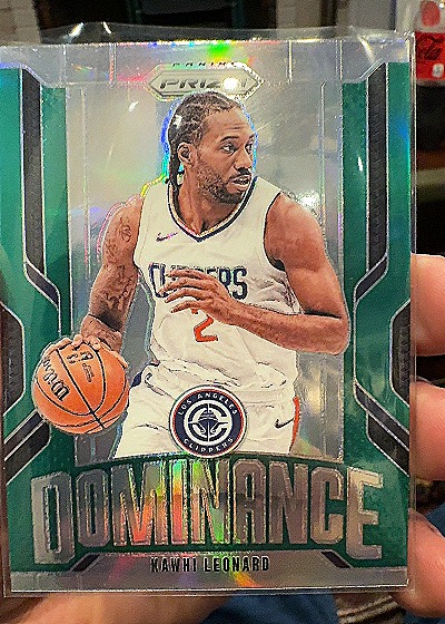 2024-25 Panini Prizm #18 Kawhi Leonard Dominance — front