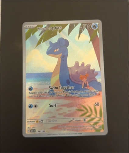 2025 Pokémon TCG Sv10: Destined Rivals #194 Misty's Lapras — front