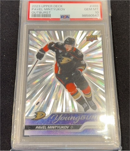 2023 Upper Deck #488 Pavel Mintyukov — front