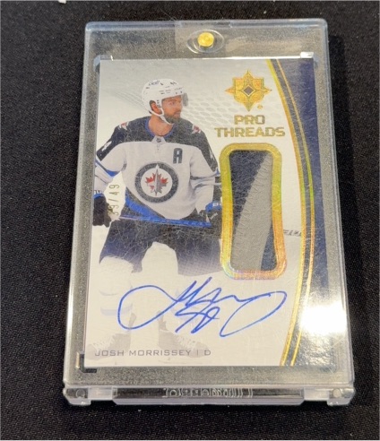 2021-22 Upper Deck Ultimate Collection Pro Threads #PT-49 Josh Morrissey — front