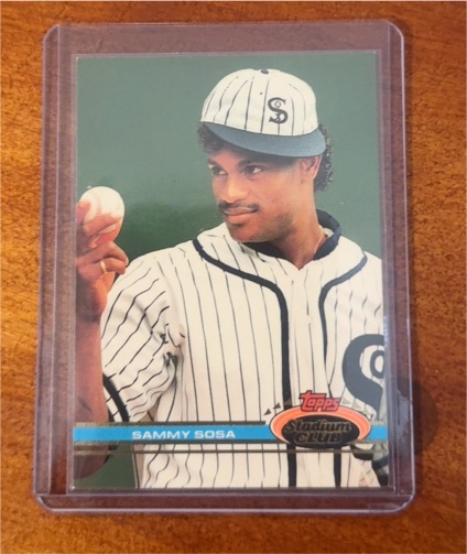 1991 Topps Stadium Club #6 Sammy Sosa — front