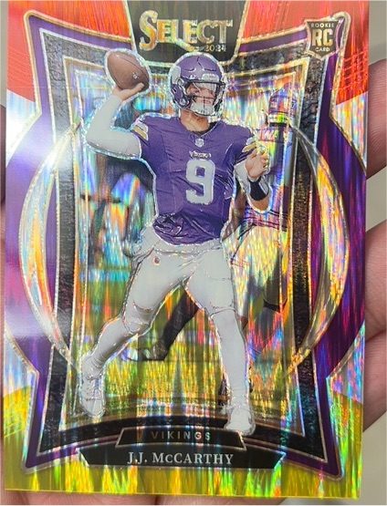 2024 Panini Select #24 J.J. McCarthy — front