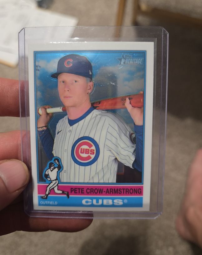 2025 Topps Heritage #430 Pete Crow-Armstrong — front