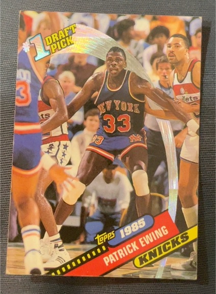 1985 Topps #5 Patrick Ewing — front