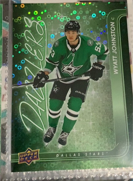 2024-25 Upper Deck Dazzlers Blue #DZ-43 Wyatt Johnston — front